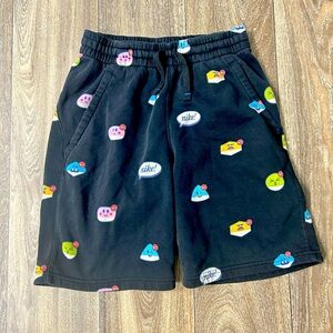 Nike Kids' Black Shorts with Graphics